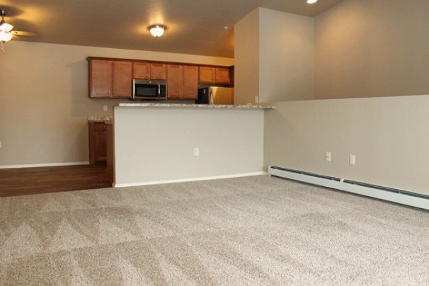 Dining & Kitchen from Living Room