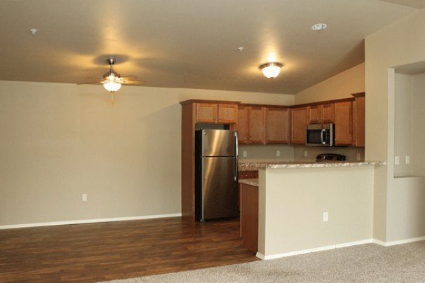 Dining & Kitchen from Living Room